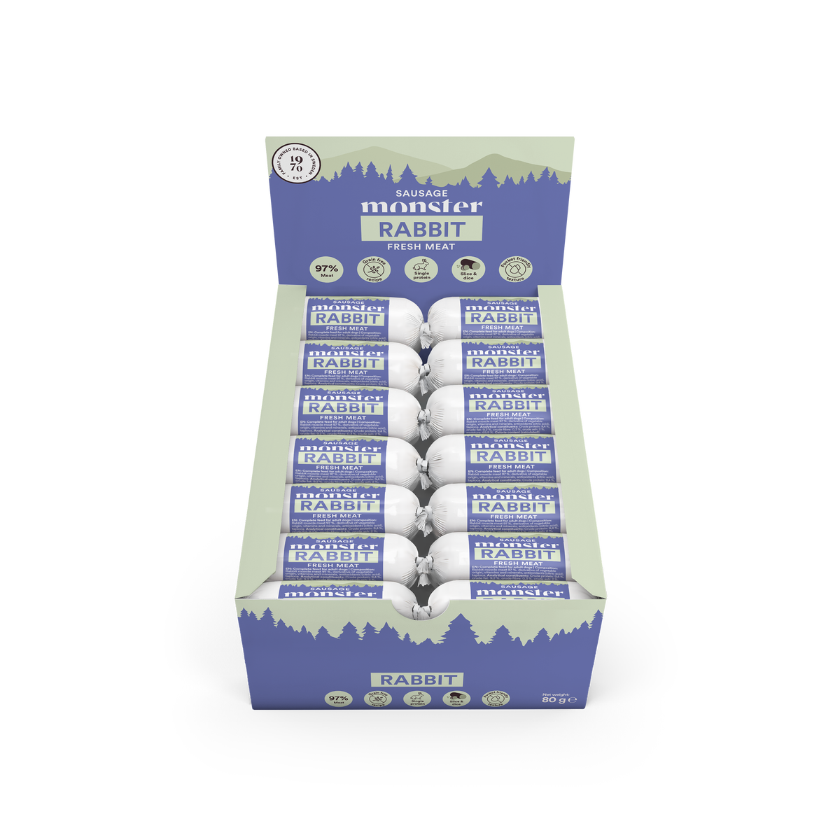 Monster Dog Adult Multi Beef, Chicken, Lamb 400g