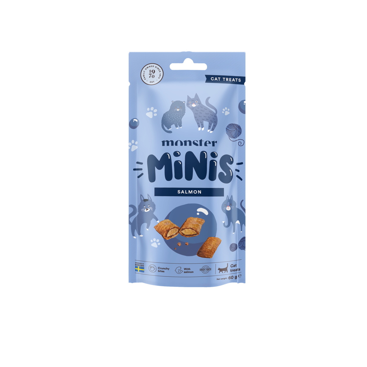 Monster Cat Pouches Adult Lamb 85g (8 pack)