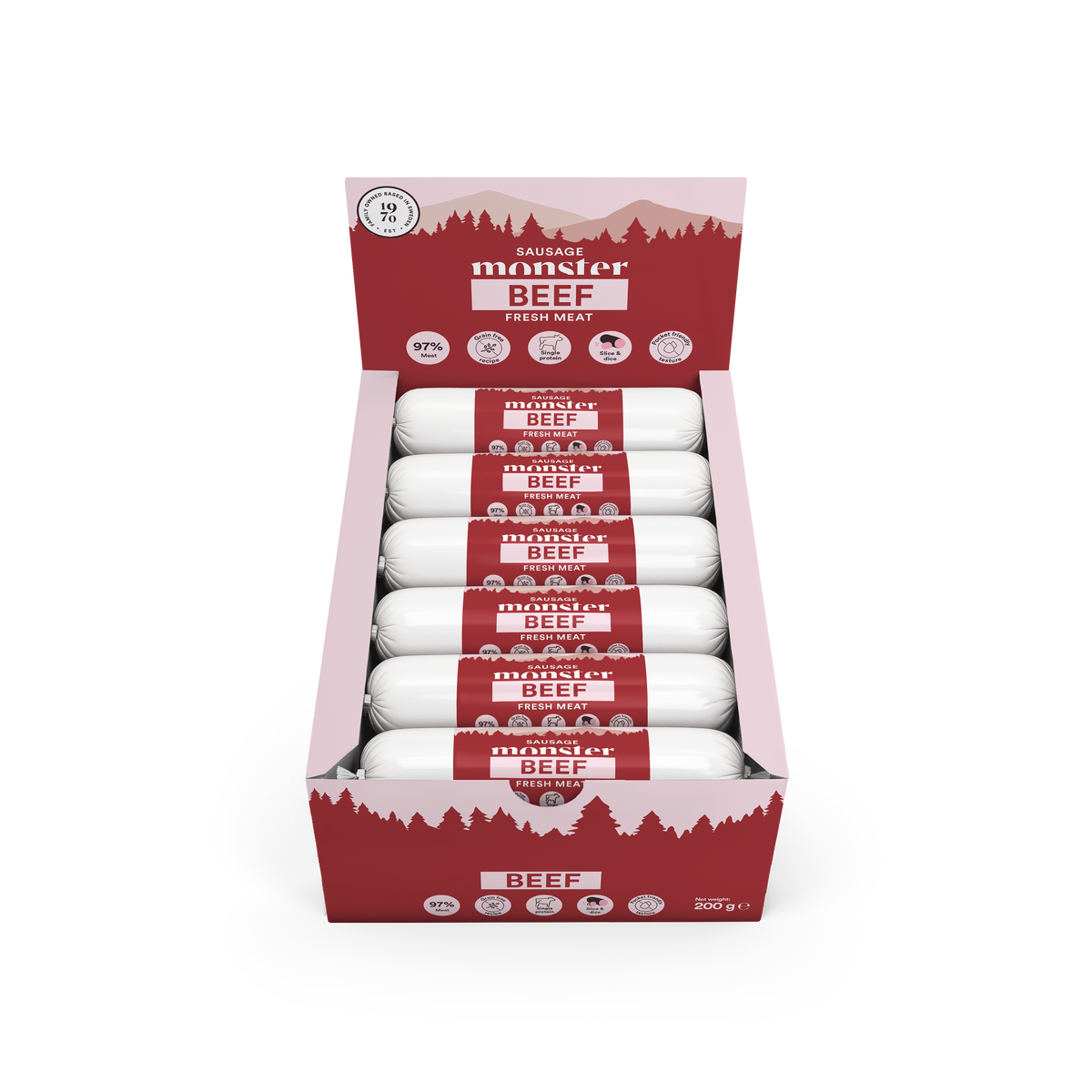 Monster Dog Treats Duck & Red Beet 100 g
