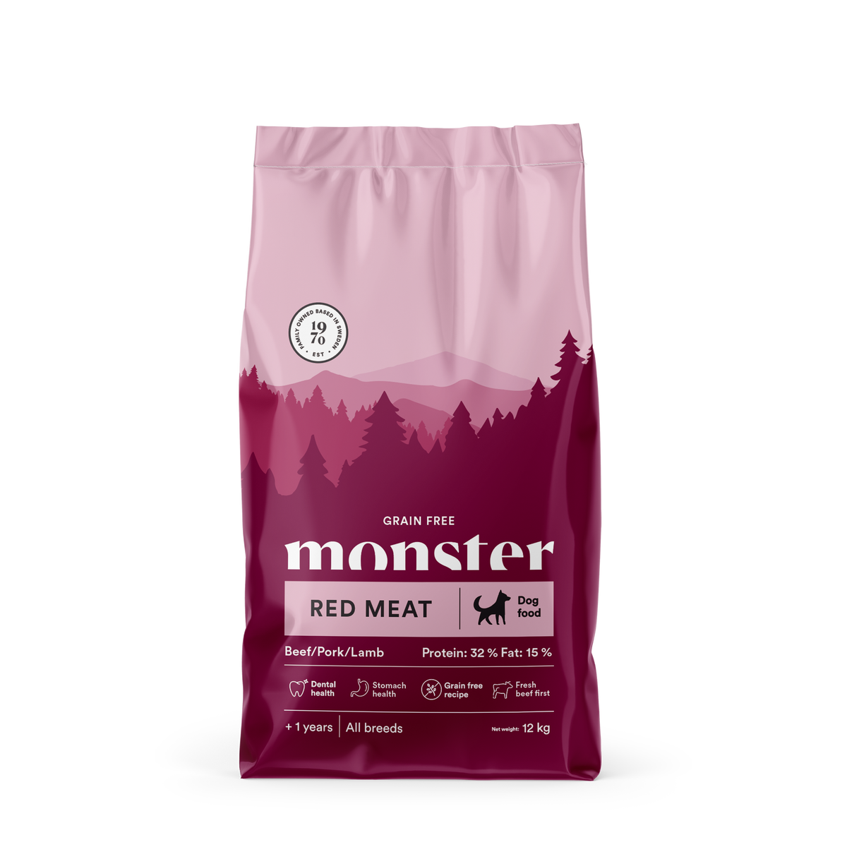 Monster Dog GF Singles Lamb Small  2 kg