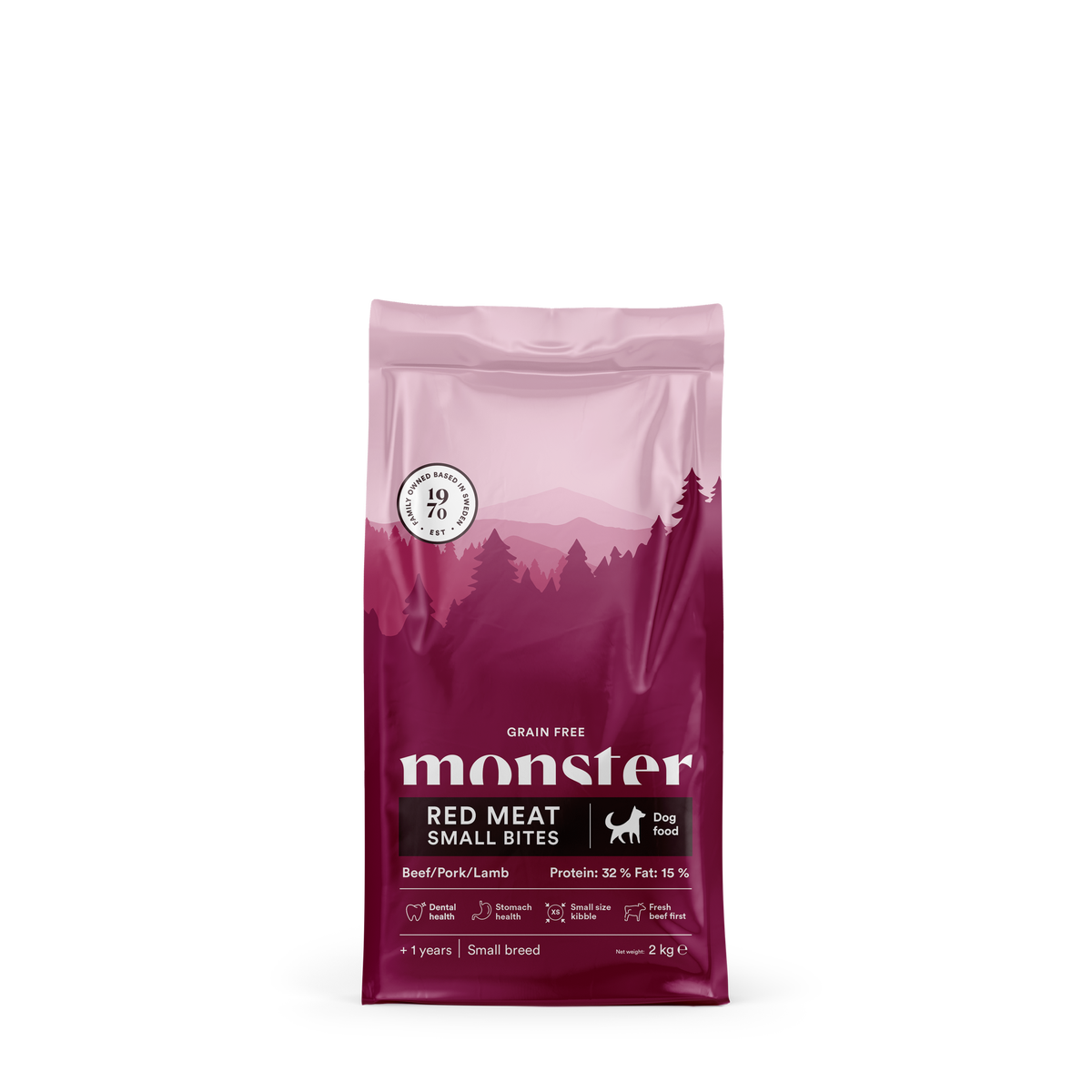 Monster Dog GF Singles Lamb Small  12 kg