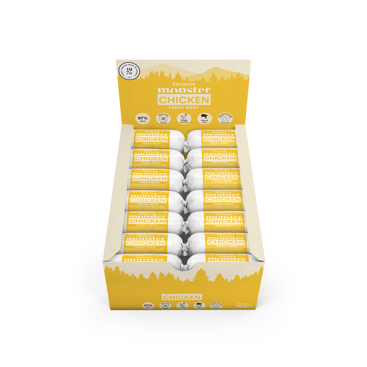 Monster Dog Treats Freezies Beef 45 g