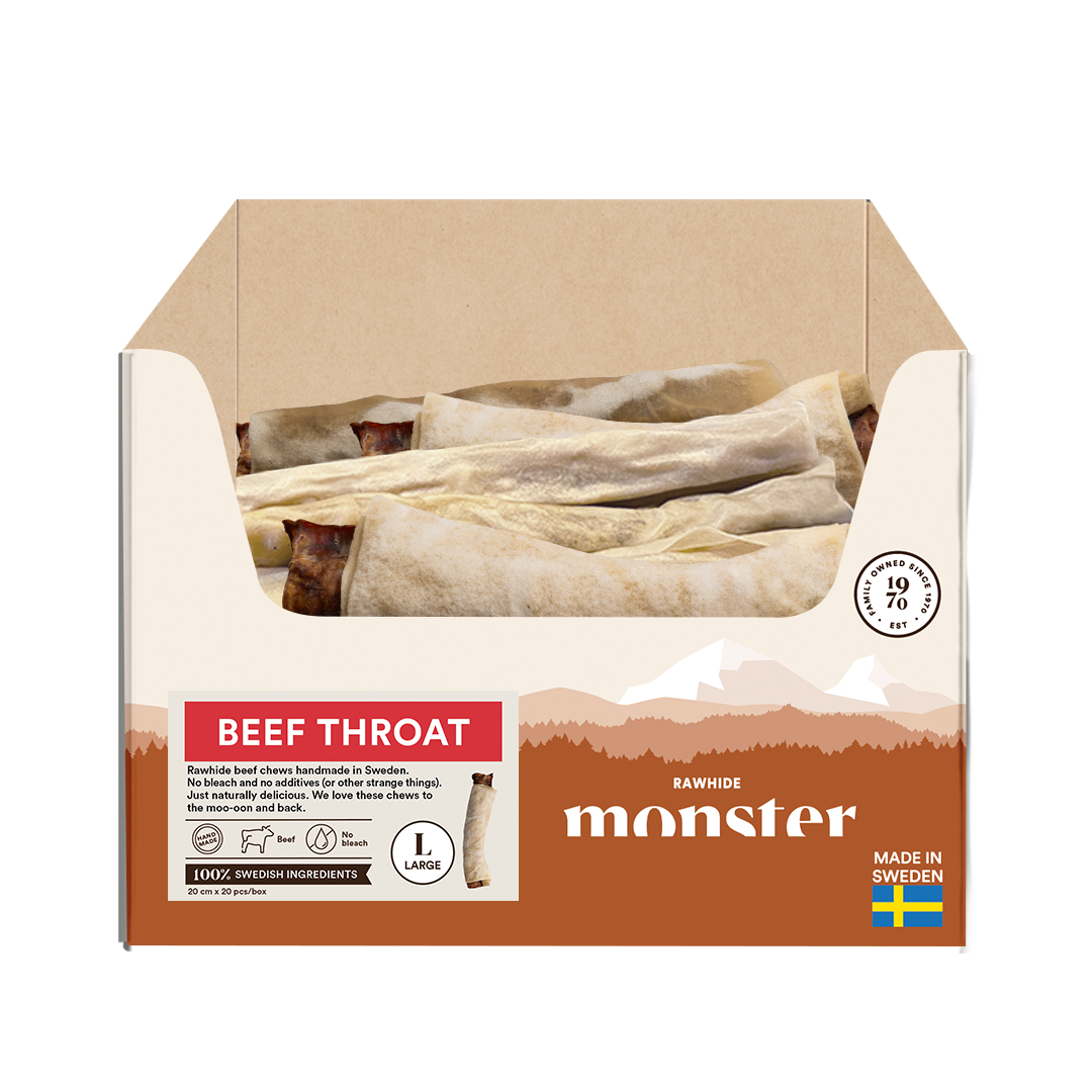 Monster Rawhide Beef Roll XL Bulk 5 pcs