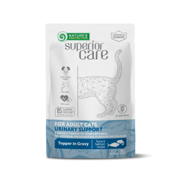 Nature's Protection Superior Care Adult Cats Urinary Support Topper in Gravy Tuna & Salmon 70 g pouch — 2